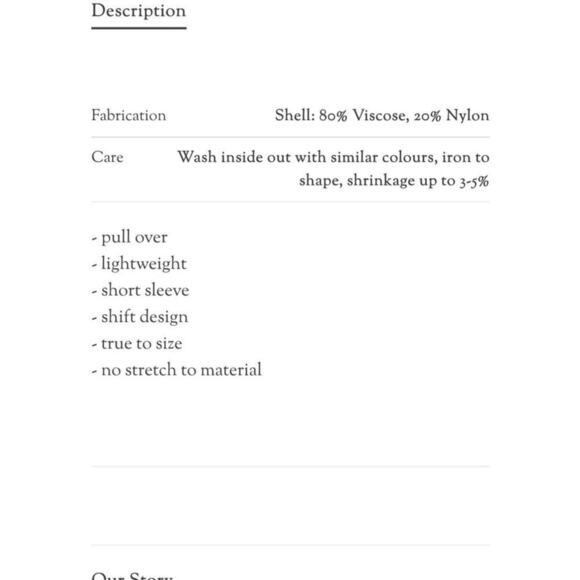 Ichi Hayden Shirt Dress Is A Light Blue, Beige, And Black Striped / Size-XSmall - Picture 10 of 12